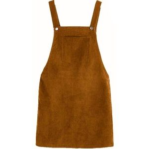 Corduroy Overall Dress